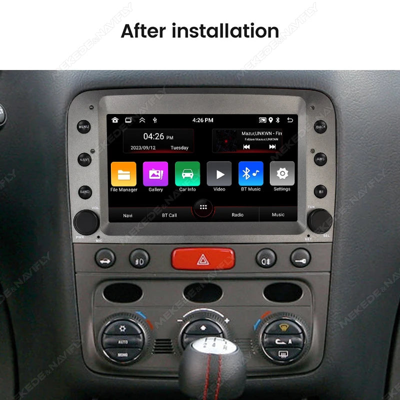 Android 15 Car Radio 7" For Alfa Romeo 147 GT 2005-2014 Multimedia Player GPS Intelligent