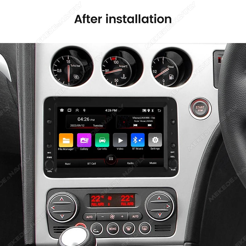 Android 15 Car Radio For Alfa Romeo 159 Spider Brera Sportwagon Multimedia Player GPS Navi