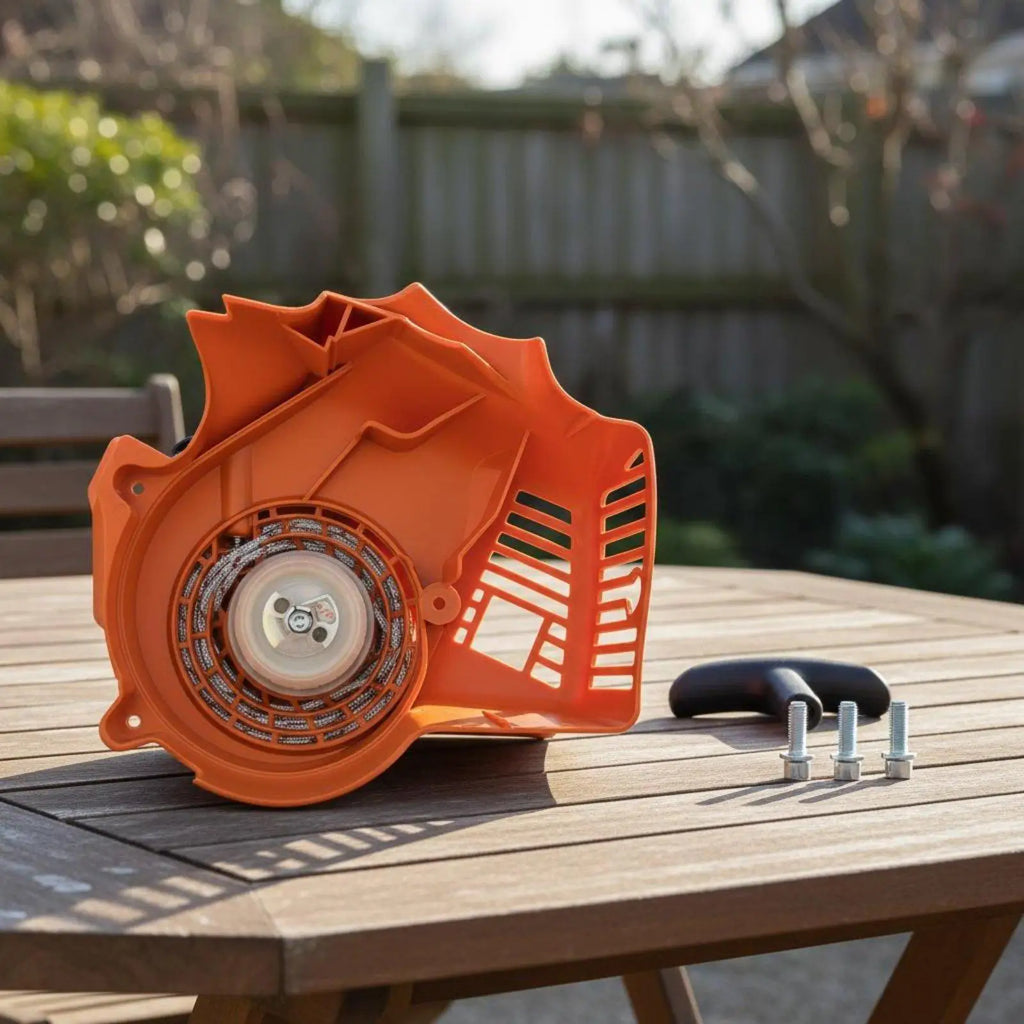 Blower Starter Pull Start Assembly Wear Resistant Engine Part for BG50 Garden Maintenance - Automotive LED Light