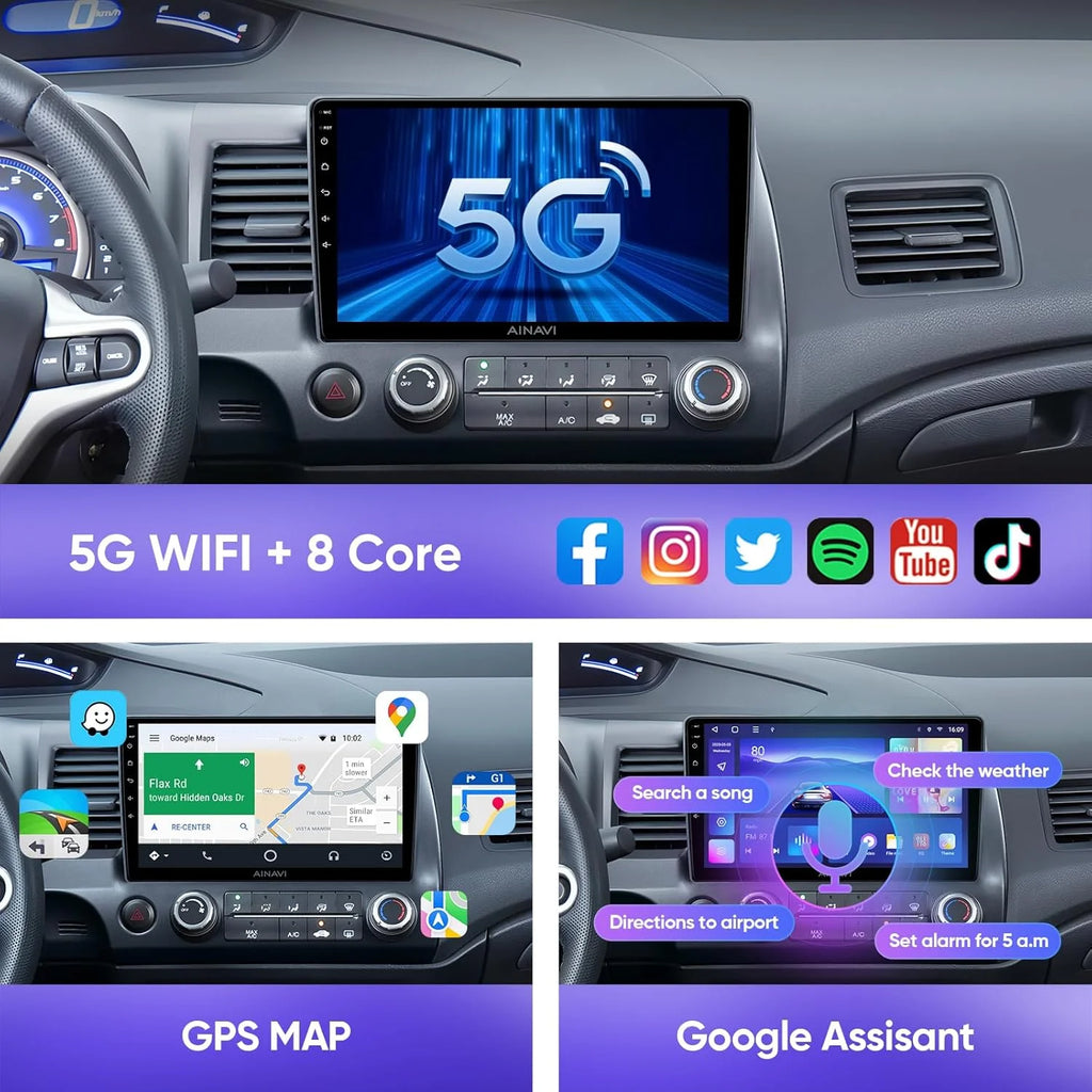 Android 16 Carplay Car Radio WiFi+4G BT DSP For Renault Clio 3 CLIO 3 2005 2006 2007 - 201