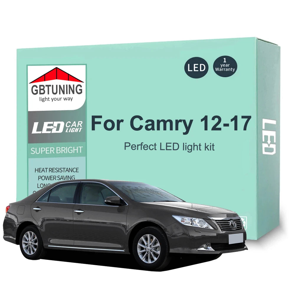 14-Piece LED Interior Light Kit for Toyota Camry XV50 - Canbus Error-Free Bulbs | AUTOKITSHOP