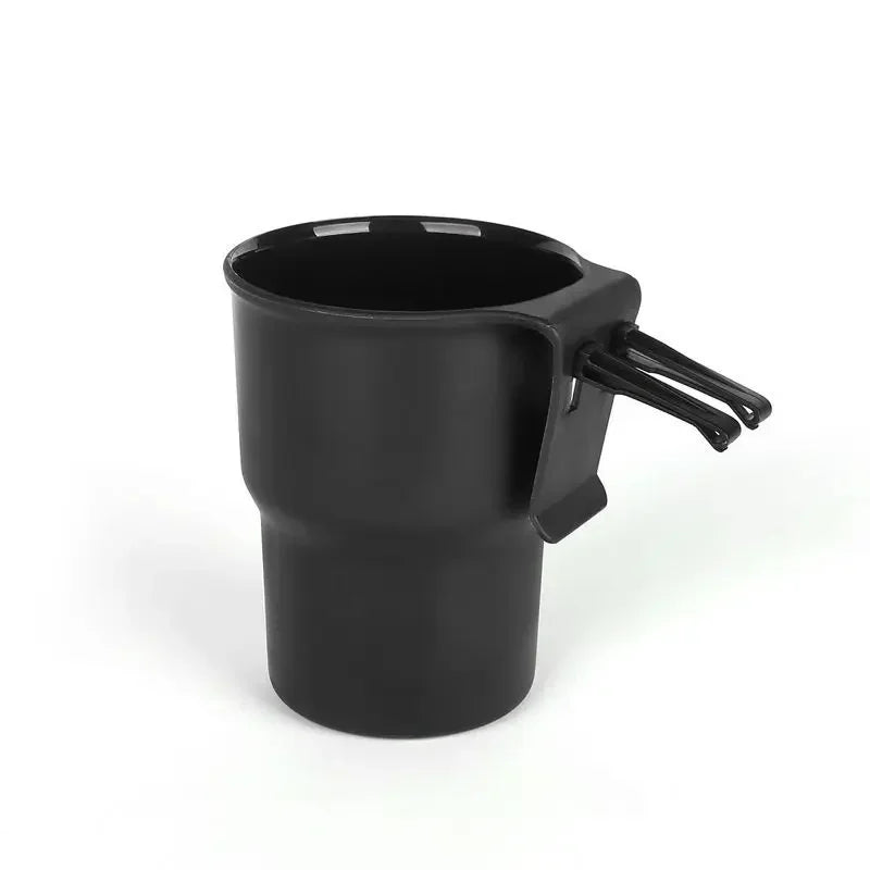 Car Water Cup Holder 2 in 1 Beverage Holder Trash Can Mobile Phone Holder Air Outlet Chair Back  - Automotive LED Light