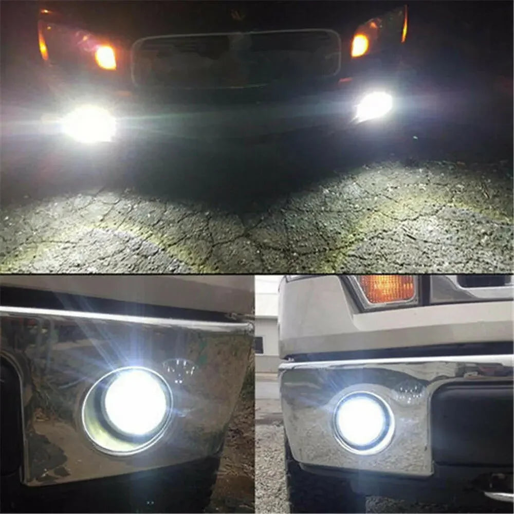 H11 LED Car Fog Lights Bulbs DRL 9005 H8 H9 H16 6000K White Motorcycle Headlight High Low