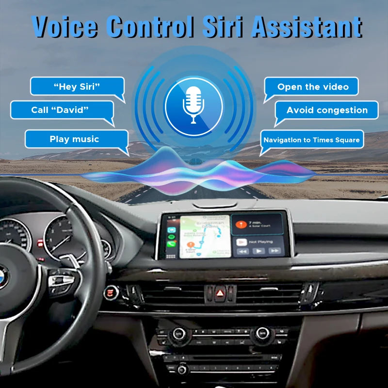 Wireless CarPlay For BMW NBT EVO X5 F15 X6 F16 2014-2020 X1 F48 2016-2020 With Android Mir