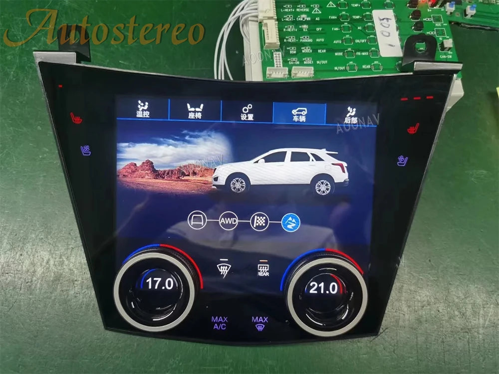 Digital AC Panel Display For Cadillac XT5 XT6 2015-2023 Car GPS Navigation Auto Headunit M