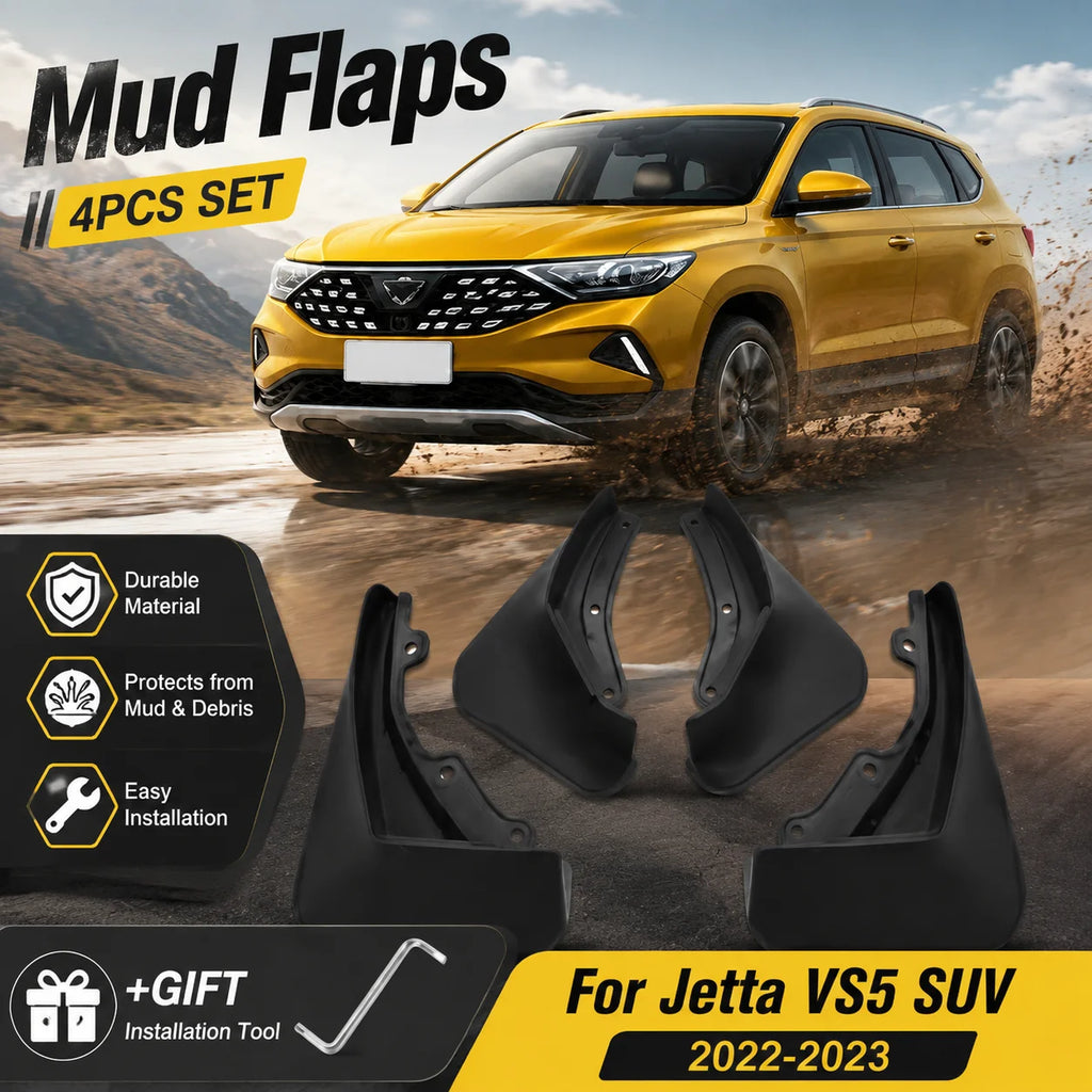 For Volkswagen VW Jetta VS5 2022-2023 Front Rear Mudguard Wheel Protector Anti-splash Mud  | AUTOKITSHOP