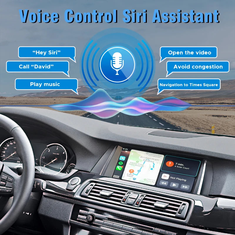 Wireless CarPlay For BMW 5 7 Series F10 F11 F07 GT F01 F02 F03 F04 2009-2020 With Android