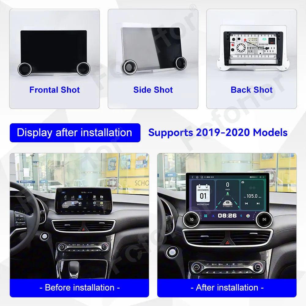 Premium Android 15 11.5 Inch HD Touch Wireless CarPlay Android Auto GPS Navi Stereo Head U
