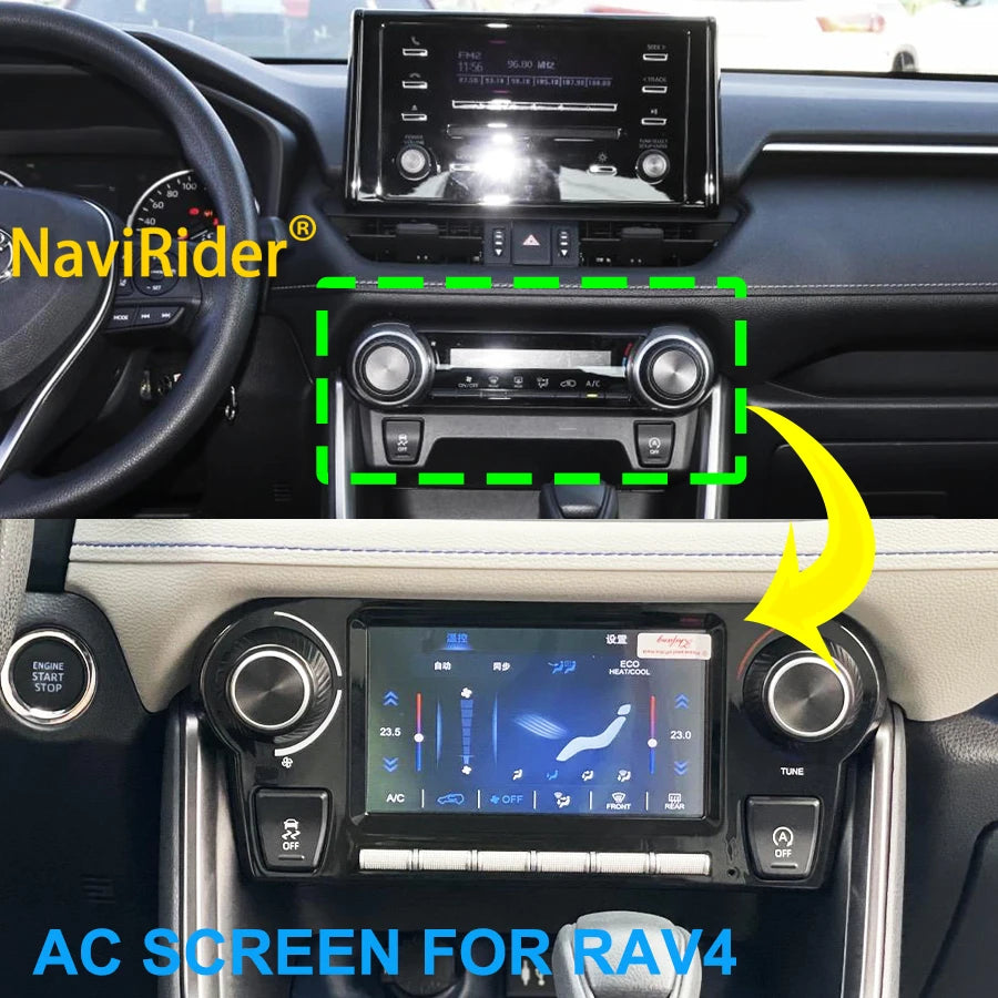 For Toyota RAV4 RAV 4 2019 2021 2022 2020 2023 Air Conditioning Climate Control Screen AC
