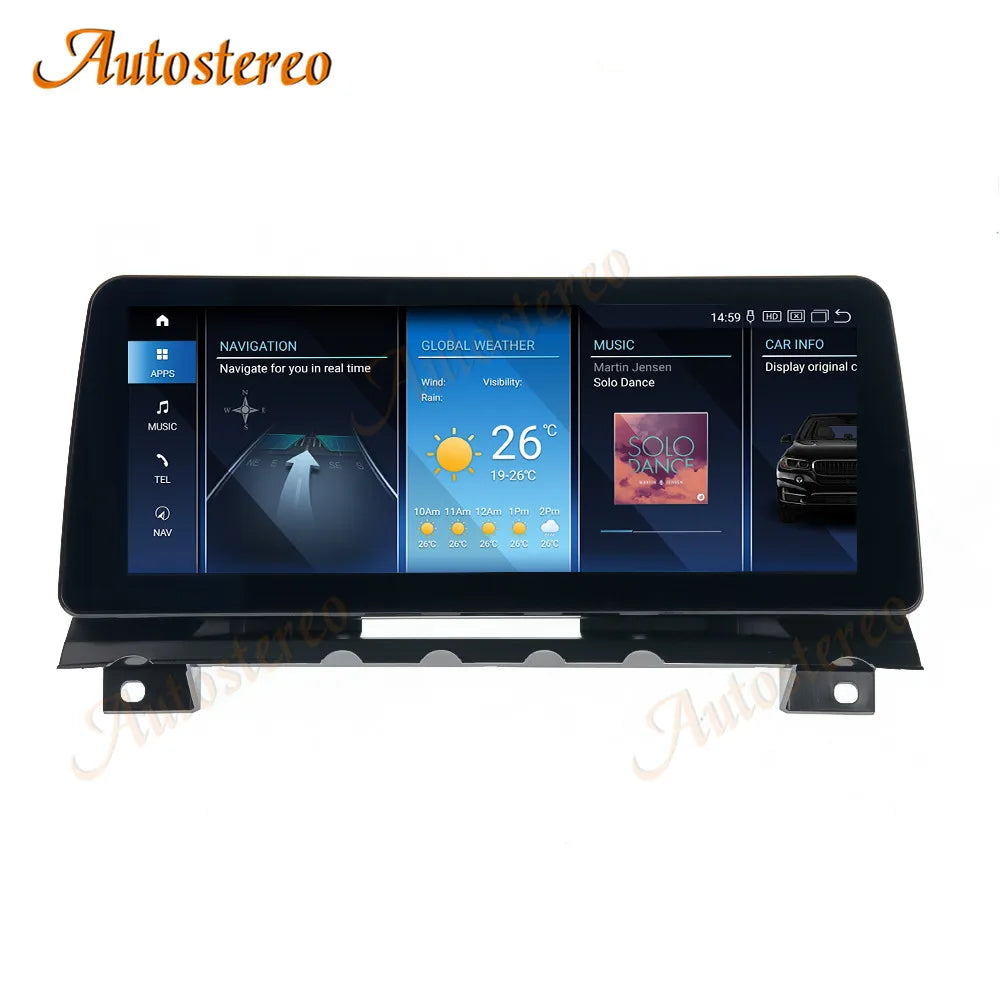 ID8 Qualcomm Carplay Android 14 For BMW 3 Series F30 F31 F32 2013-2019 Car Multimedia Play