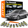 ZITWO LED Interior Reading Light Trunk Lamp Kit For Renault Laguna 2 3 MK2 MK3 I for Renault MK3 MK2 2001-2007 - Canbus