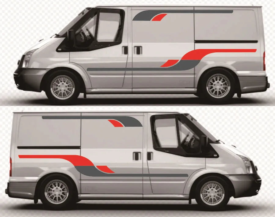 Motor Home Stripes Camper Van Horsebox Rv Sticker Caravan Decal Graphic