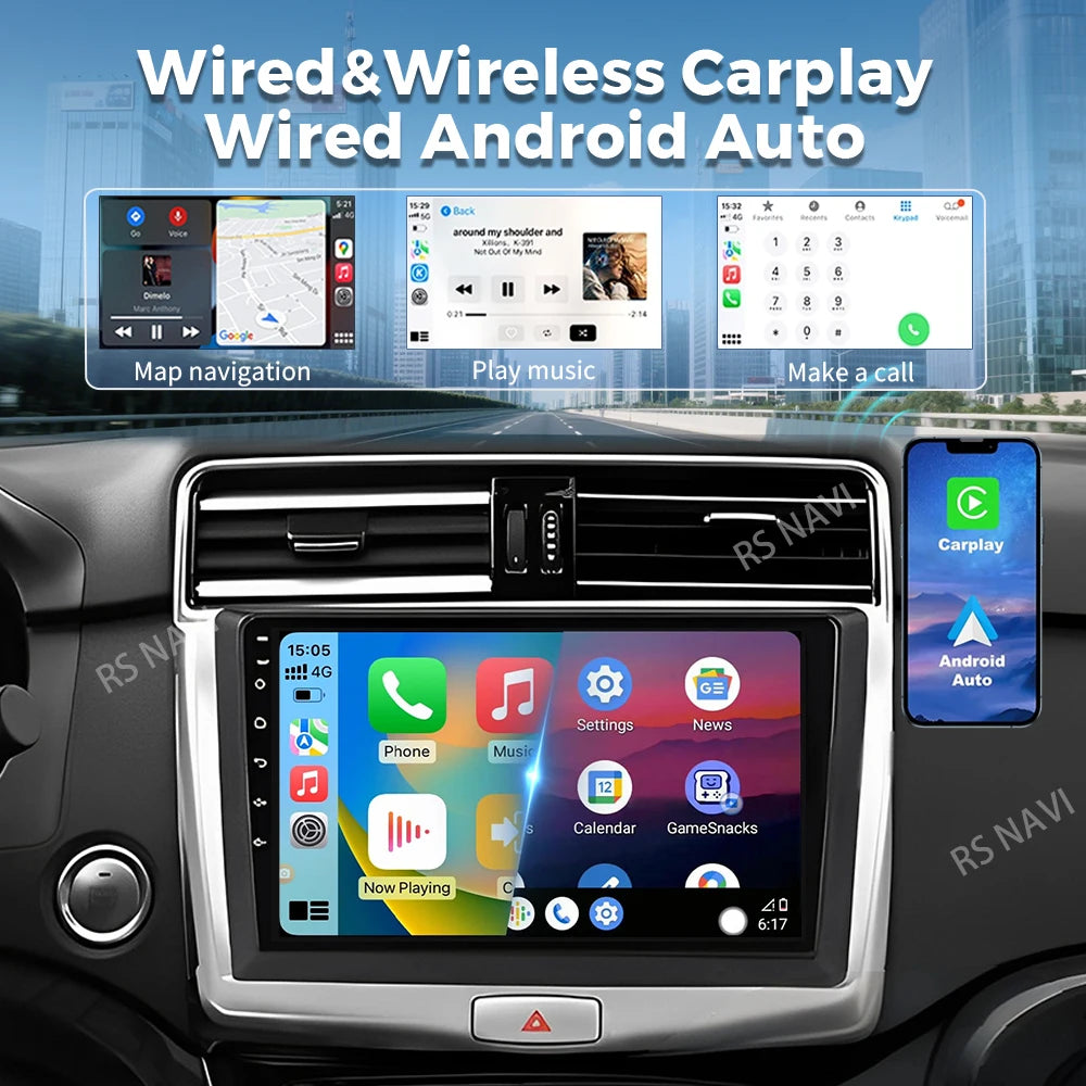 Android 16 Carplay Car Radio For GREAT WALL Hover Haval H6 2016 2017 2018 Multimedia Video