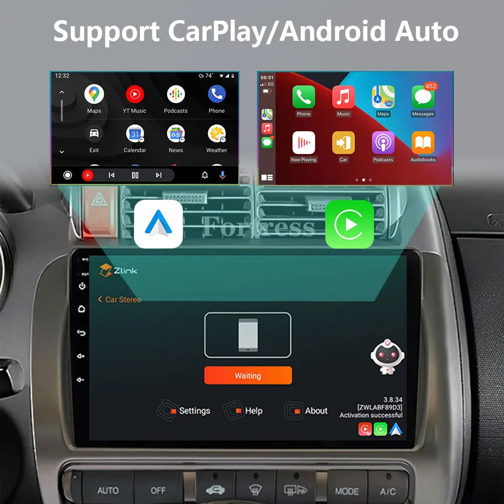 Car Stereo Android Auto For Honda LHD JAZZ City 2002-2007 GPS Navigation Carplay Touch Scr
