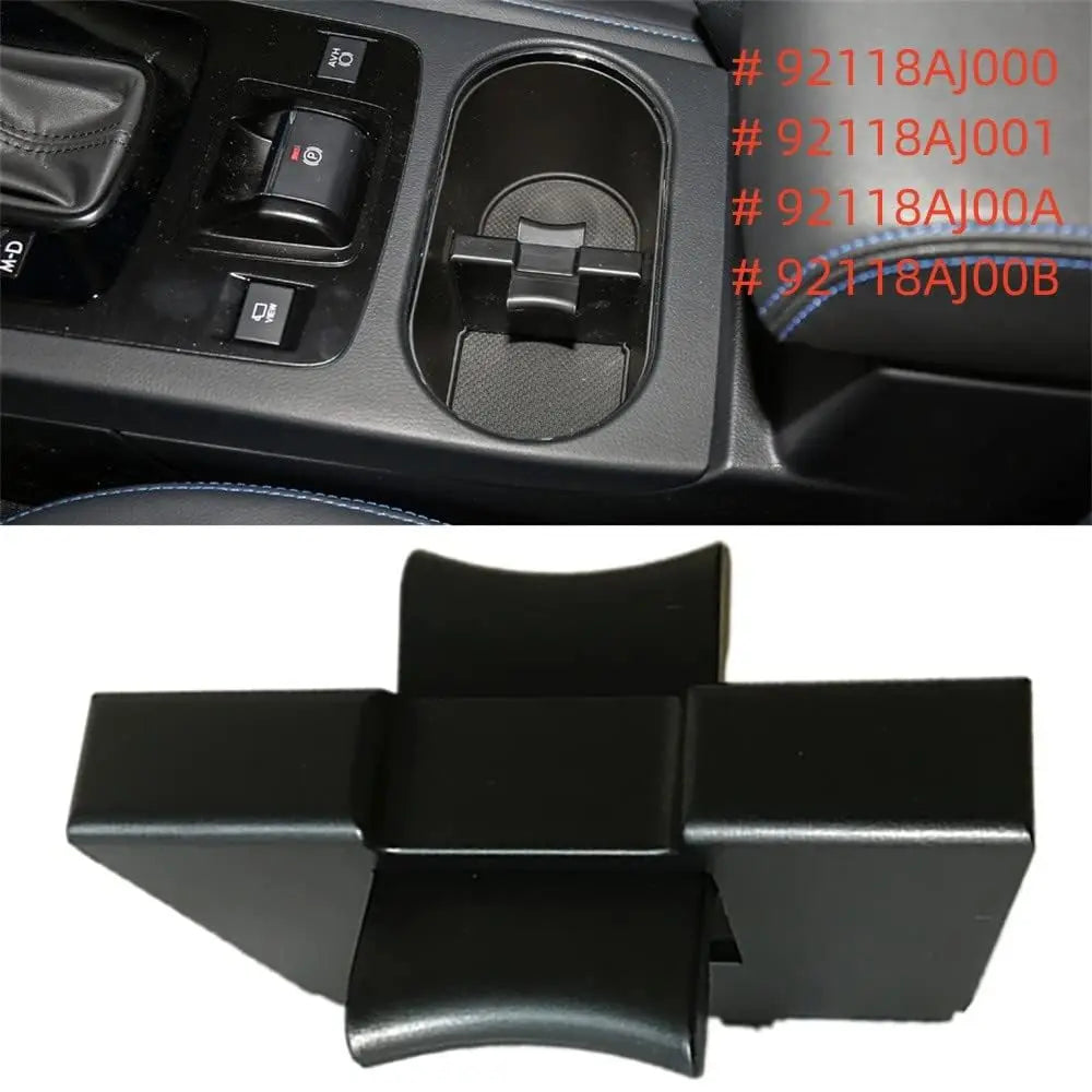 1x Center Console Cup Holder Insert Divider For Subaru Outback Legacy 2010-2014