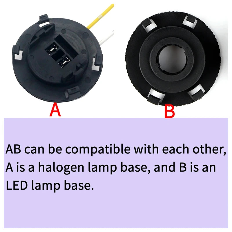 H7 LED Adapter Holder For Hyundai Mistra 2017 New Tucson KIA K3 CARNIVAL 2018 Headlight La