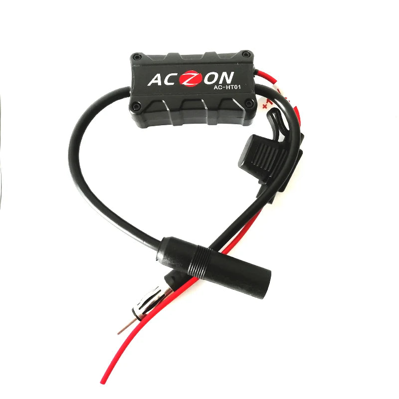 Car SUV Stereo Antenna FM AM Radio Signal Amplifier Booster AMP Strengthen 12VDC