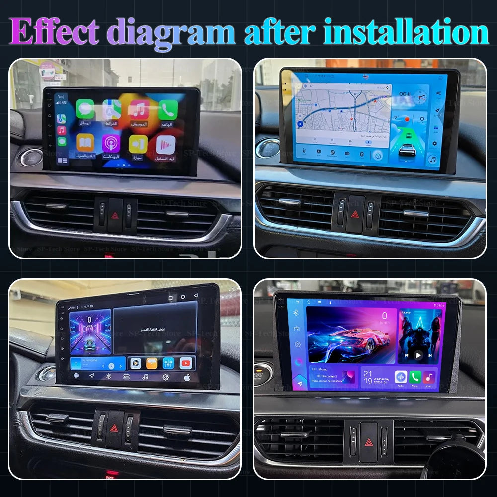 Android 16 For Mazda 6 Atenza 3 Gj Gl 2015-2018 Multimedia Video Player Gps Car Radio Andr | AUTOKITSHOP