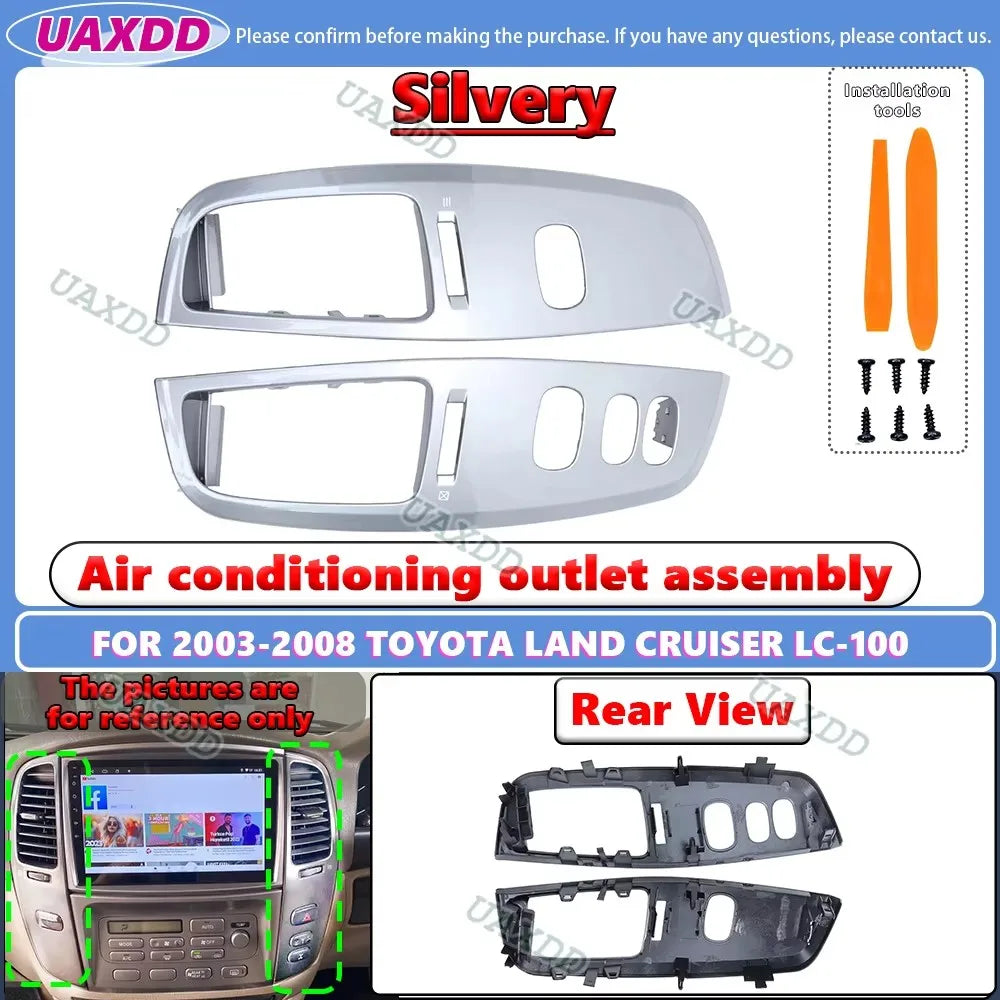 FOR 2003-2008 TOYOTA LAND CRUISER LC-100 Car Air Conditioner Outlet side Frame Vents Panel