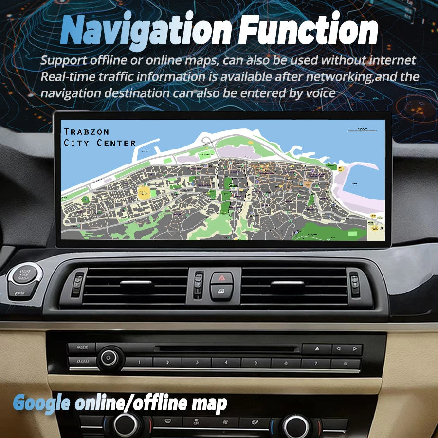 15.8" Android Car Radio For BMW 5 Series F10 F11 2013-2016 AutoRadio Multimedia Player Car