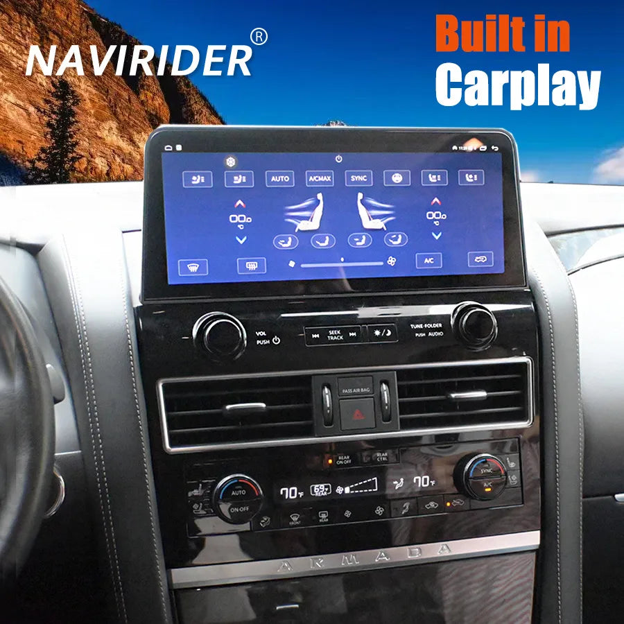 12.3" Android15 Car Radio For Nissan Patrol Y61 Y62 Infiniti QX80 QX56 ARMADA 2010-2020 GP | AUTOKITSHOP