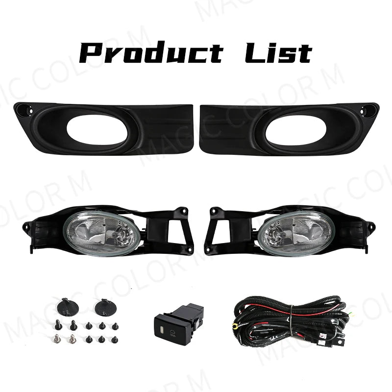 For Honda Fit / Jazz Shuttle 2011 2012 2013 2014 2015 2016 Fog Light Halogen Car Front Bum | AUTOKITSHOP