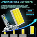 D1S D3S LED Headlight 2800000LM Ultra Bright LED Headlamp 1800W High Power D2S D4S D1R D3R