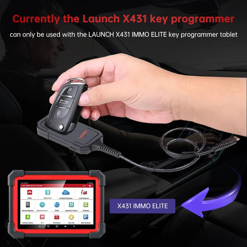 LAUNCH X431 Key Programmer Read/Write IMMO Chip Programming Smart Key Anti theft work with | AUTOKITSHOP