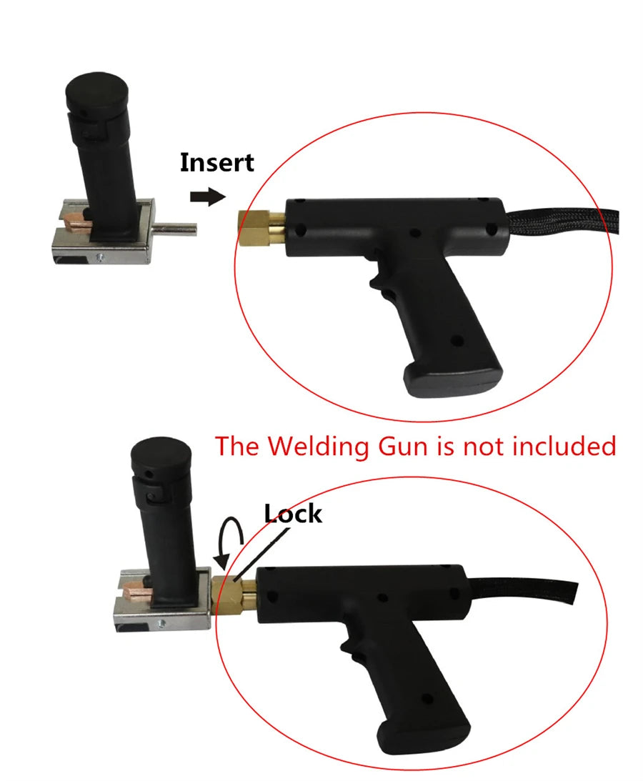 Dent Puller Rings Tab Shooter Kit Reload Spot Welding Washer Car Body Repair Gun