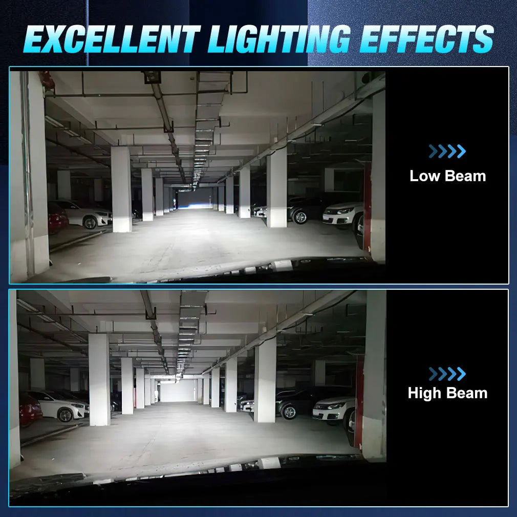 XSTORM H7 LED Headlight Kit Mini Wireless 60W 25000LM 6500K CSP for Car Headlamp Bulb Auto