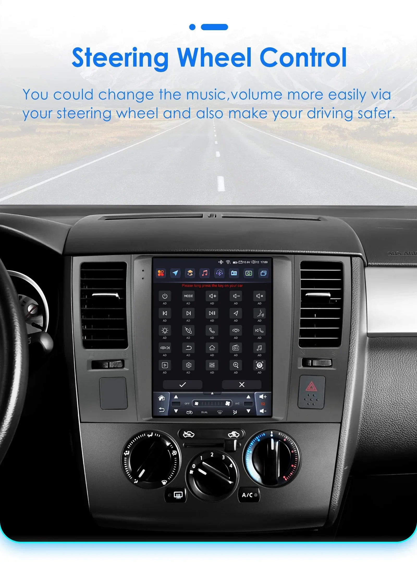 9.7"Android 13 Autoradio for Nissan Tiida C11 2004-2013 Multimedia player Car radio GPS na