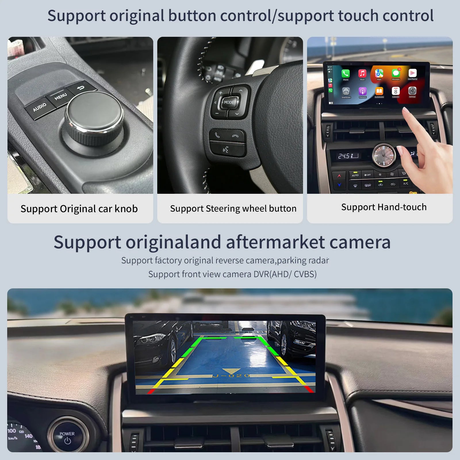 1920*720 Wireless Carplay and Android Auto for Lexus ES200 NX200 RX200 RX300 RX270 Car Mul | AUTOKITSHOP