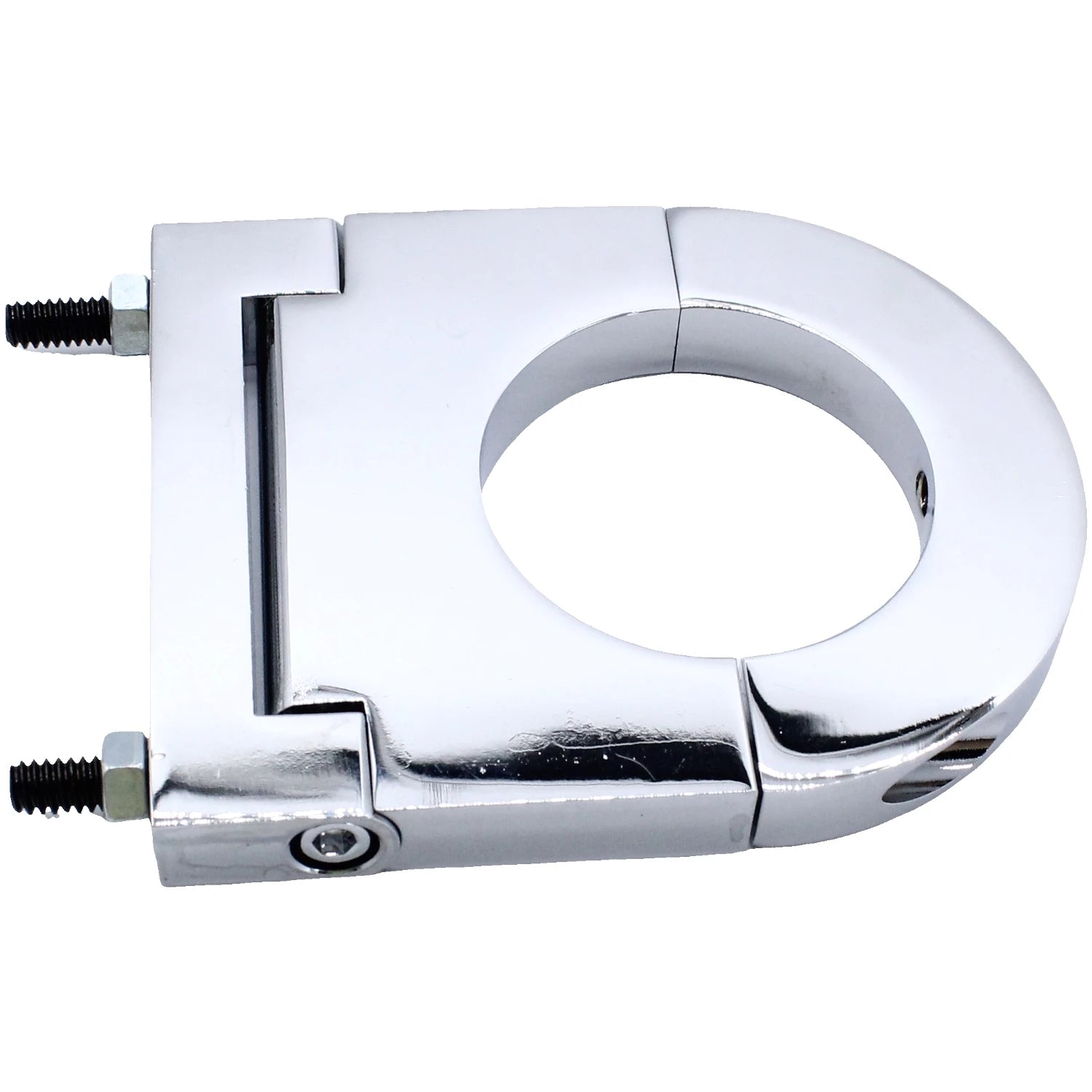 Chrome Aluminum 2-1/2 inch Steering Column Drop 2.5 inch For 2 inch Columns SBC BBC 350 45