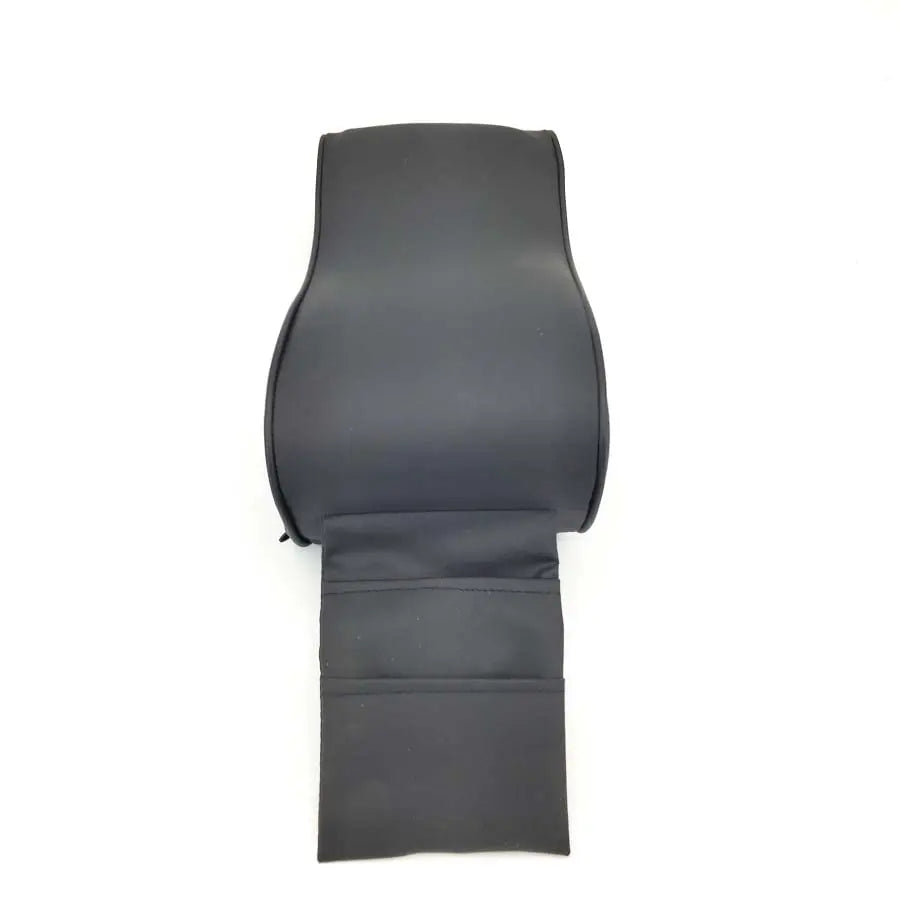 Black Car Armrest Cushion Center Console Box Pad PU Leather Protector Universal