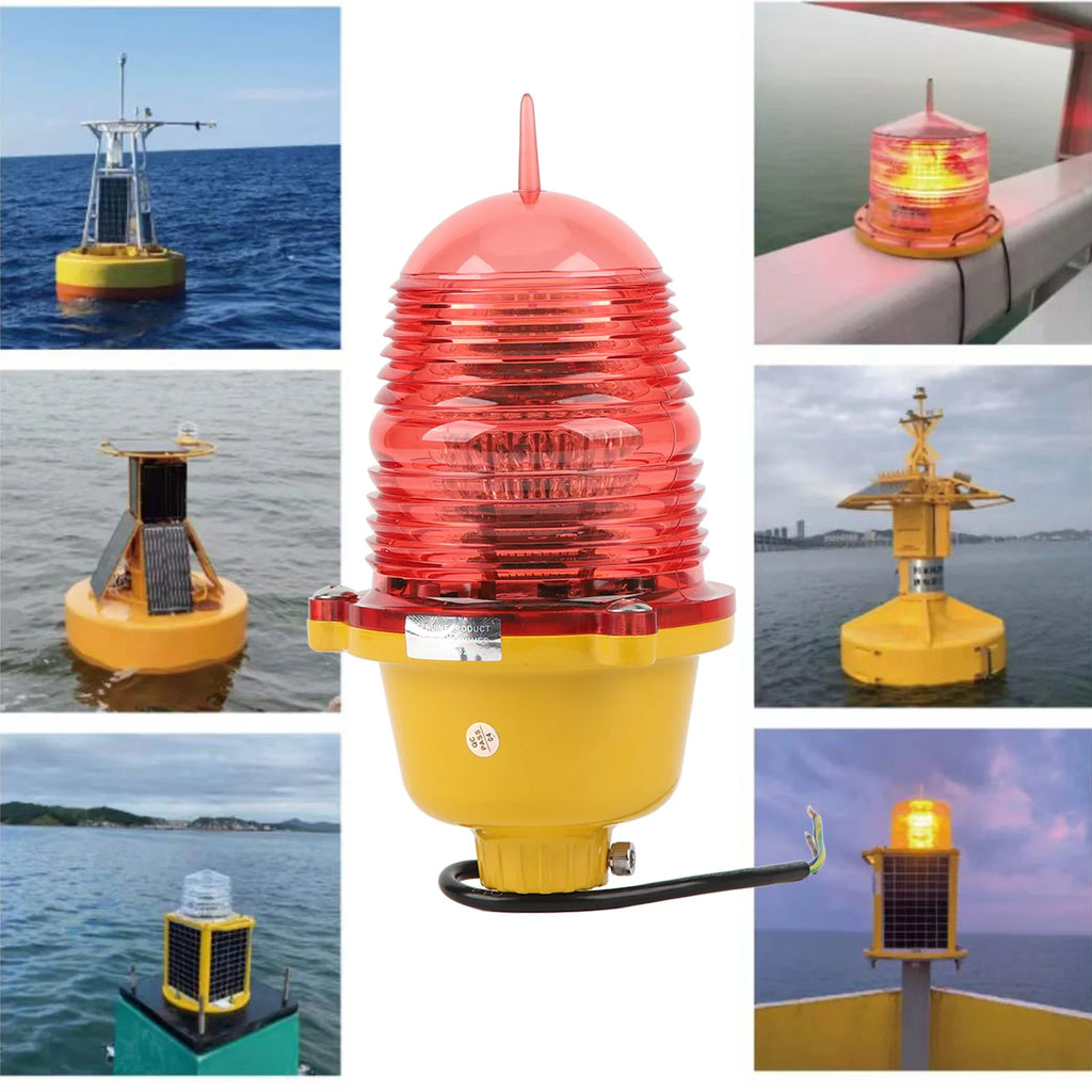 Boat Emergency Beacon Lamp Warning Beacon Light Resistant Long Lifespan Multipurpose Waterproof  - Automotive LED Light