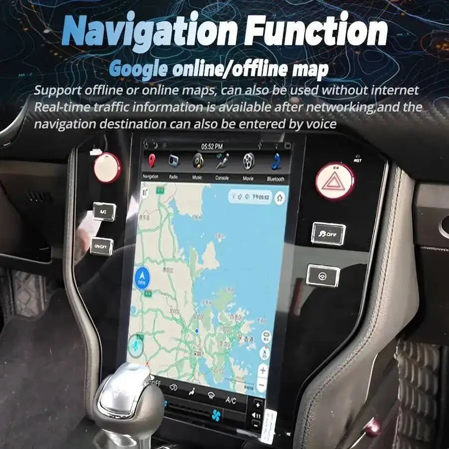 11.8inch Car Radio Android13 Screen For Ford Mustang 2013-2020 Multimedia DSP Stereo Playe | AUTOKITSHOP
