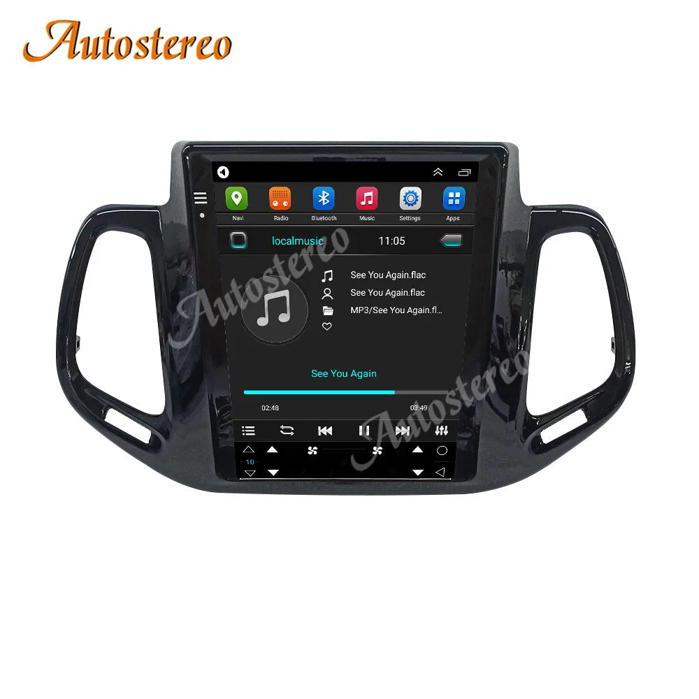 Android 14 Carplay Car GPS Navigation For Jeep Compass 2016-2019 Multimedia Player Auto St