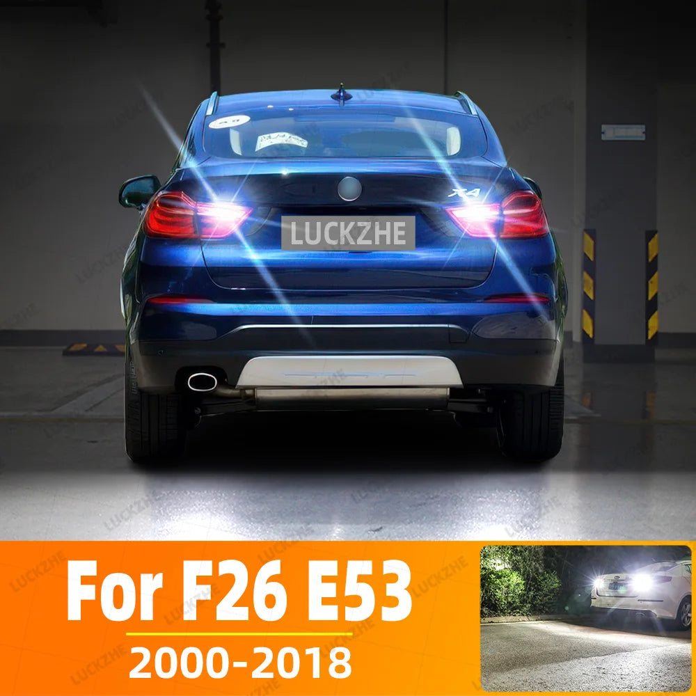 LED Interior Light Kit for BMW X4 F26 X5 E53 LED Reverse Lights Backup Bulbs Car LED Back Up Lamp Accessories 2000-20...