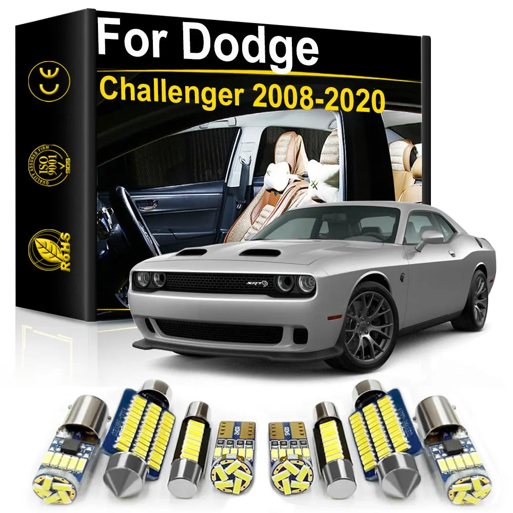 LED Interior Light Kit for Dodge Challenger - Canbus Error-Free Bulbs | AUTOKITSHOP