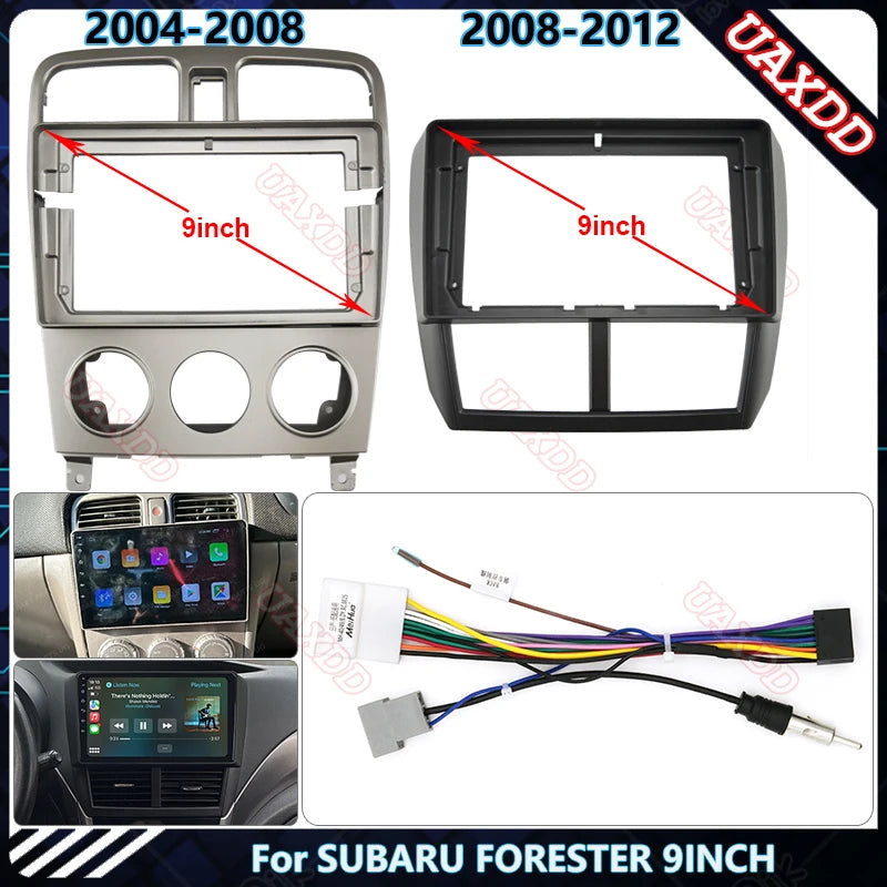 For SUBARU 2004-2012 FORESTER 9INCH Car Radio Android DVD Stereo Audio Screen Multimedia V