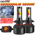 4Colors Strobe 5800W Bulb Car Headlight LED H4 H7 H1 LED Car Flashing Fog Lamp H8 H9 H11 9