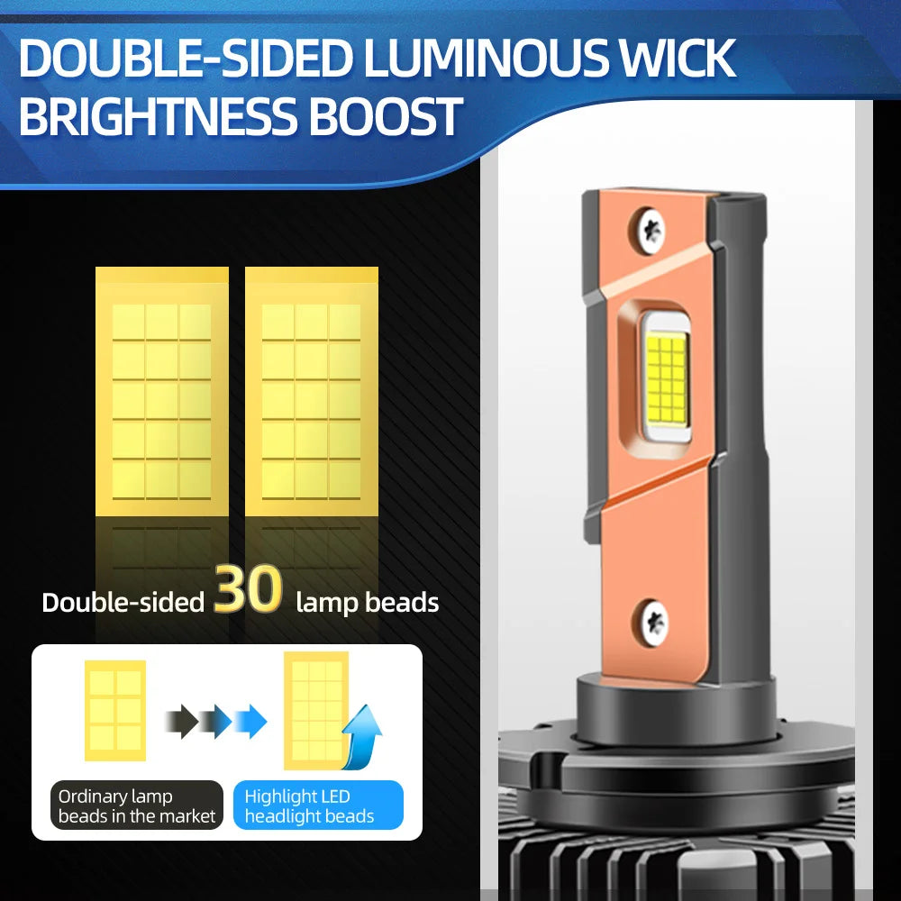 LED D1S 80000Lm Car Headlight Bulb 1:1 HID Auto 6000K 90W For LAND ROVER RANGE ROVER Mk II