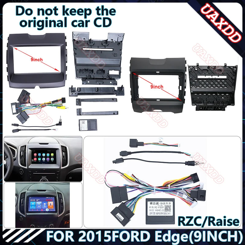 For FORD 2015 Edge 9INCH Car Radio Android Stereo audio screen multimedia video player nav