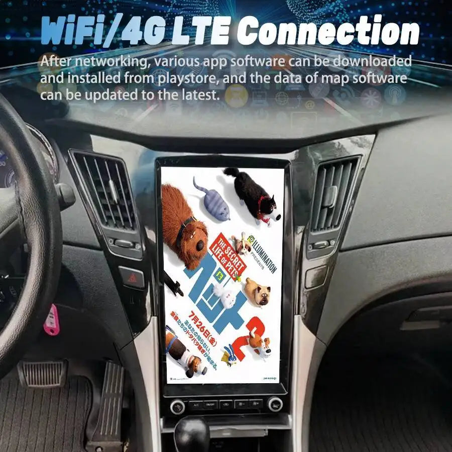 Car Multimedia Video Player Stereo For Hyundai Sonata 8 2010-2014 Android15 Auto GPS Navi  | AUTOKITSHOP