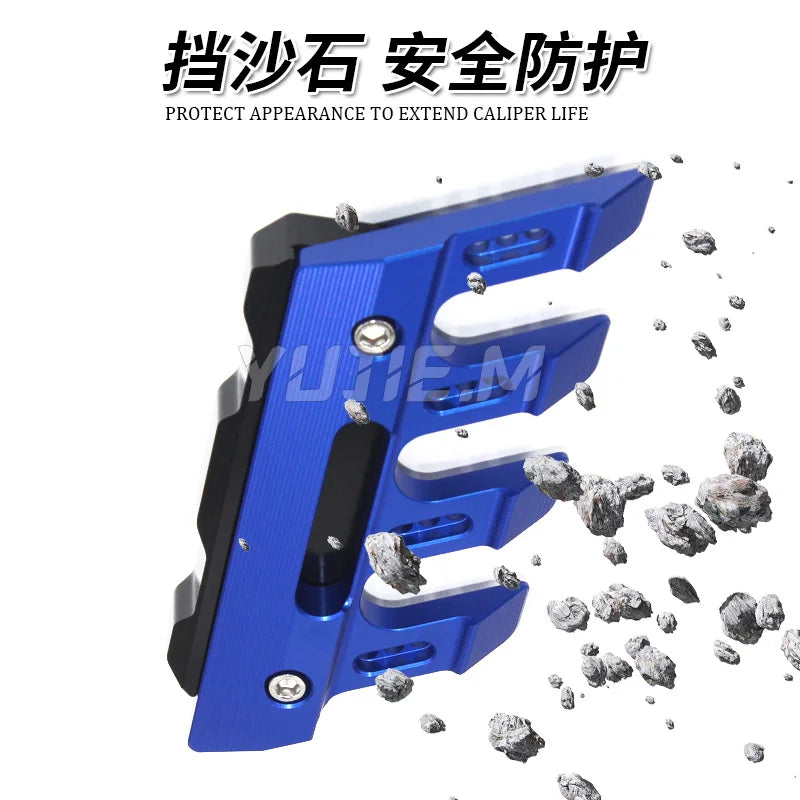 For FZ6 FZ-6 FAZER Universal Motorcycle Mudguard Side Protection Mount Shock Absorber Front Fend - Automotive LED Light