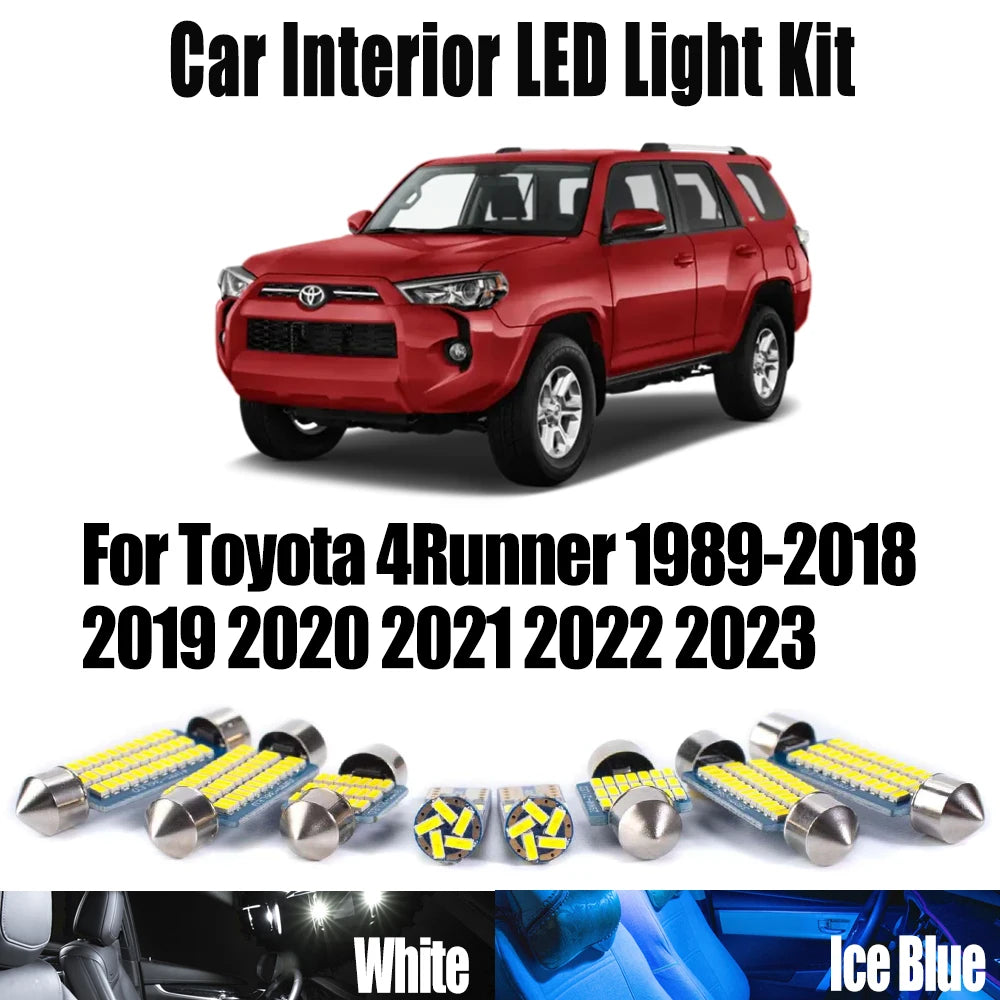 LED Interior Light Kit for Toyota 4Runner 1989- 2020 - Canbus Dome Map Door Trunk Bulbs | AUTOKITSHOP