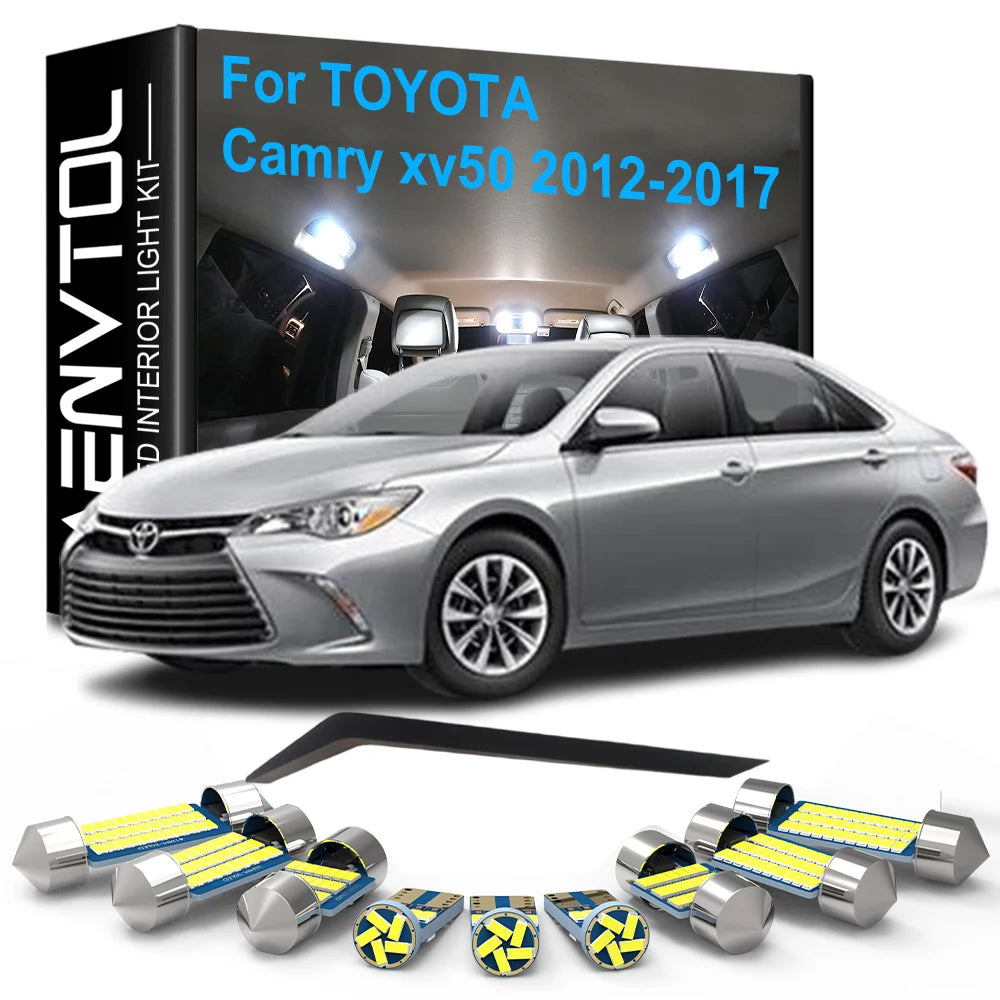 13-Piece LED Interior Light Kit for Toyota Camry XV50 - Canbus Error-Free Bulbs | AUTOKITSHOP