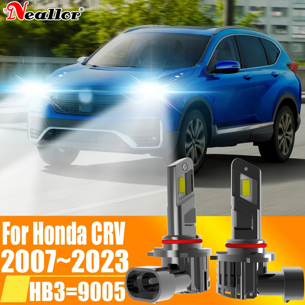 2x HB3 9005 Led Headlight Canbu Car Bulb High Power 6000K Xenon White Light Drl Moto Diode