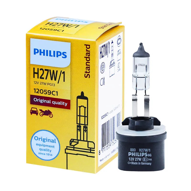 Philips Vision 880 H27W/1 PG13 12059C1 12V 27W Original Light Car Fog Lamp OEM Quality Aut