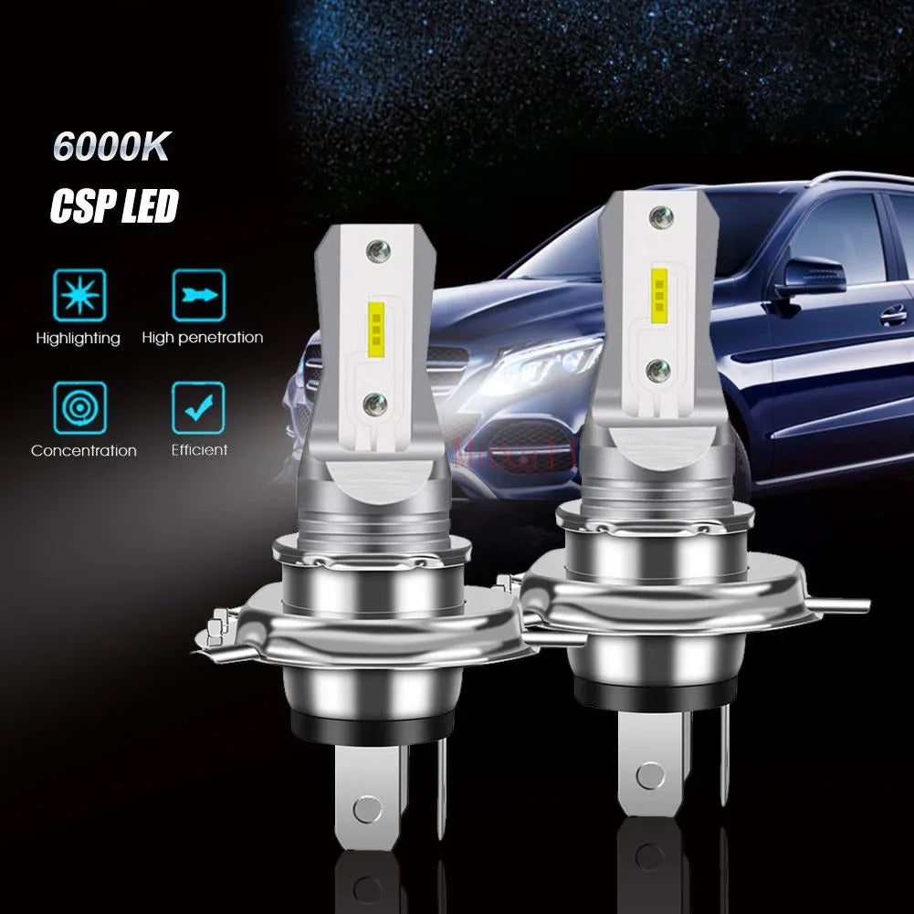H1 H3 Led Headlight H4 H7 Bulb Car Fog Lights 20000LM Day Driving Light Auto Led Lamp 6500